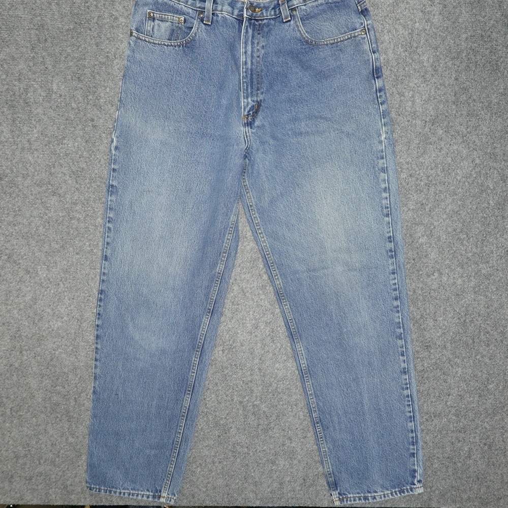 Member's Mark Jeans Mens 34x33 Blue Denim Relaxed Fit Classic Straight Tag 36x34